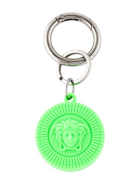 Shop Versace Silicone Medusa Keychain .